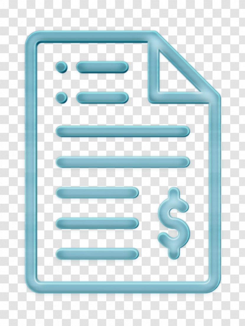 Debt Icon Contract Icon Finance Icon Transparent PNG