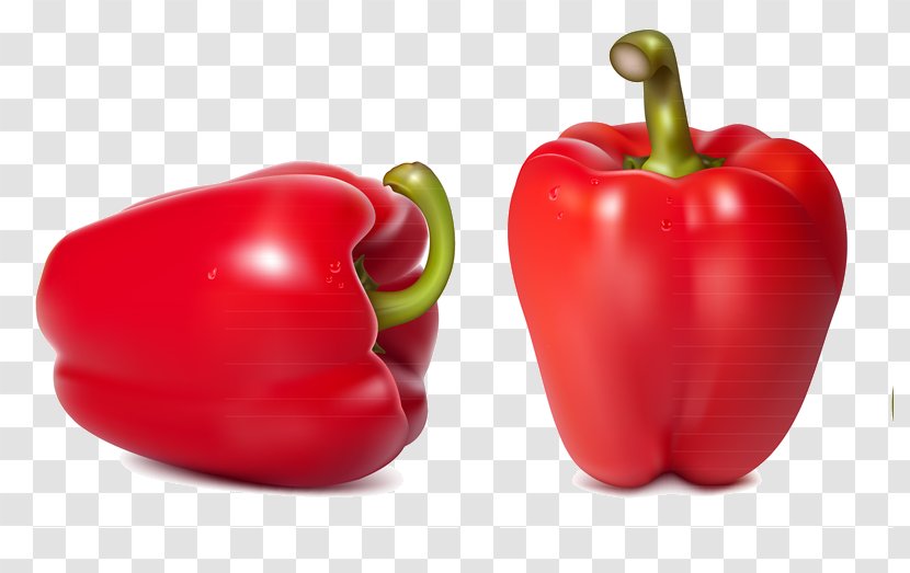 Chili Con Carne Bell Pepper Vegetable - Fruit - Paprika Transparent PNG