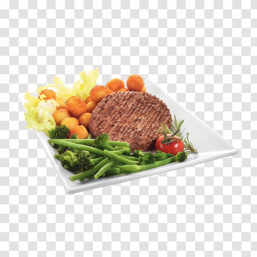 À La Carte Dish Patty Steak Meat - Superfood - HacHE Transparent PNG
