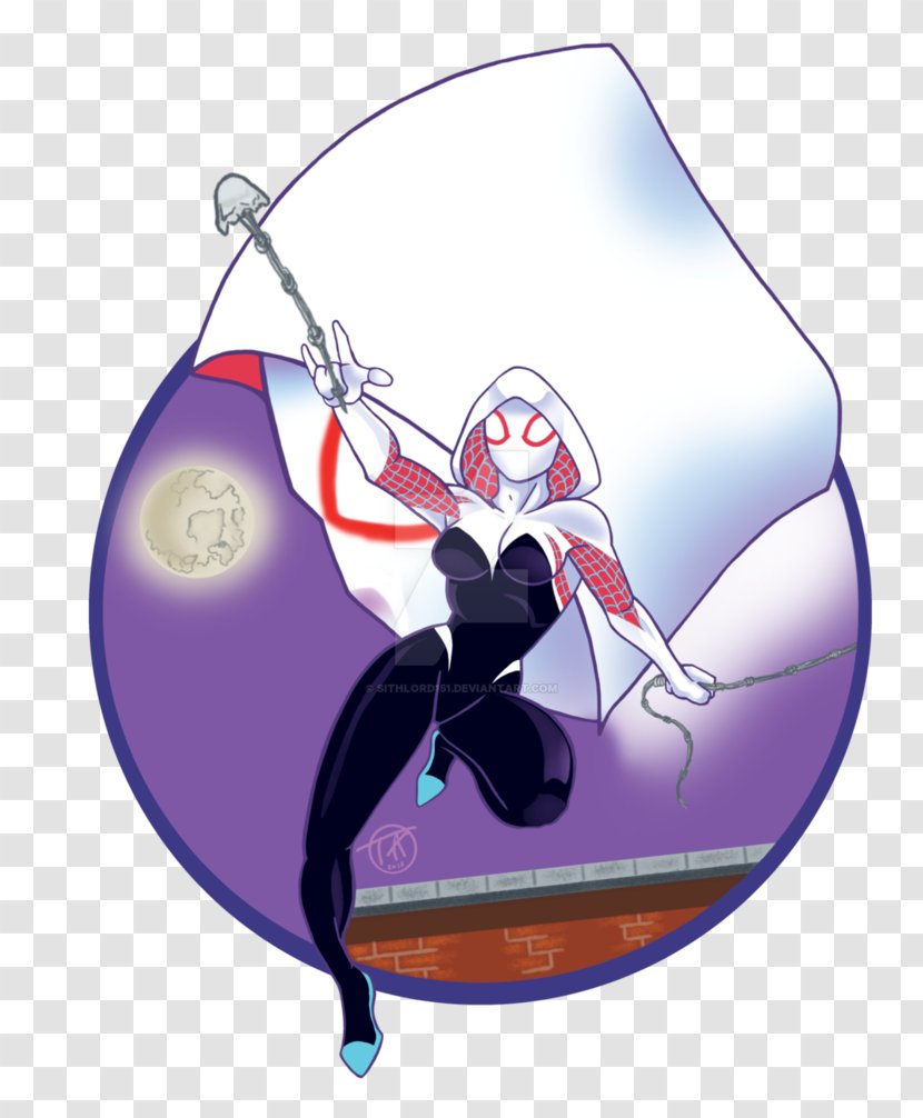 Animated Cartoon Legendary Creature - Gwen Stacy Inflation Transparent PNG