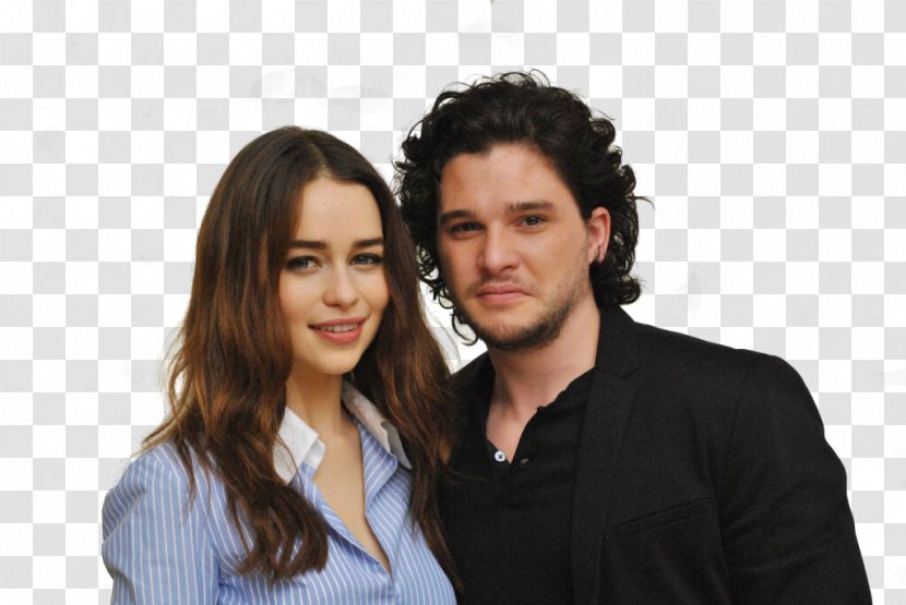 Emilia Clarke Kit Harington Game Of Thrones Daenerys Targaryen Jon Snow - Sophia Turner Transparent PNG
