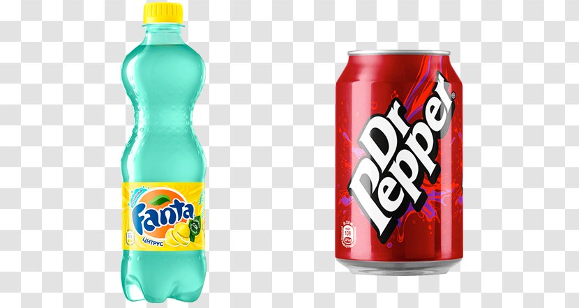 Fizzy Drinks Sprite Fanta Coca-Cola - Bottle Transparent PNG