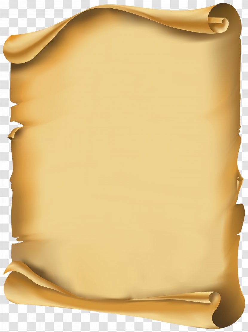 Scroll Beige Transparent PNG