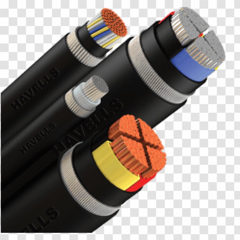 Power Cable Electrical Electricity Wire High-voltage - Copper Conductor - Havells Transparent PNG