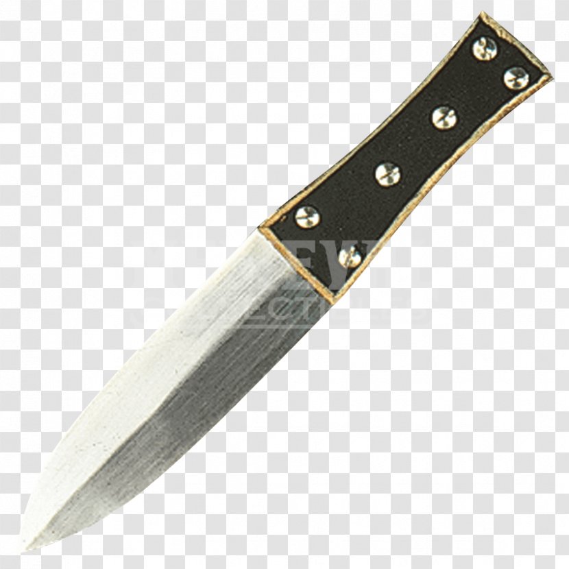 Bowie Knife Throwing Utility Knives Hunting & Survival - Tool Transparent PNG
