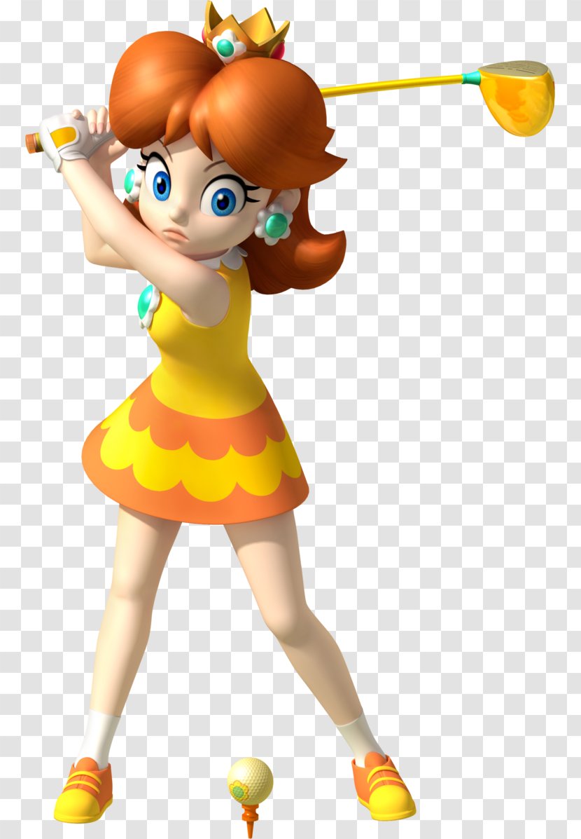 Mario Golf: World Tour Toadstool Bros. Princess Daisy - Golf Transparent PNG