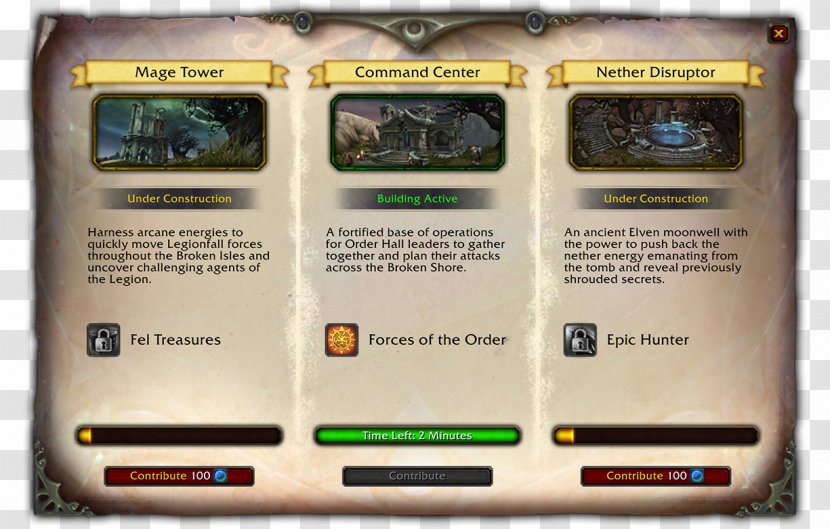 World Of Warcraft: Legion Khadgar Death Knight Gul'dan Expansion Pack - Video Game - Broken Building Transparent PNG