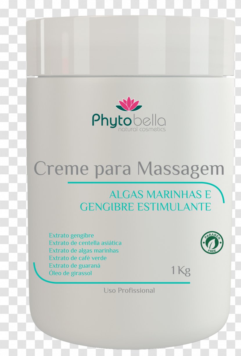 Cream Lotion Massage Manual Lymphatic Drainage Algae - Massagem Transparent PNG