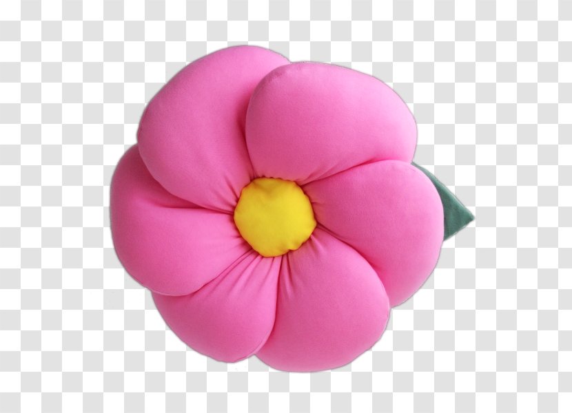 Flower Cushion Throw Pillows Pink Petal - Violet Family - Flor Transparent PNG
