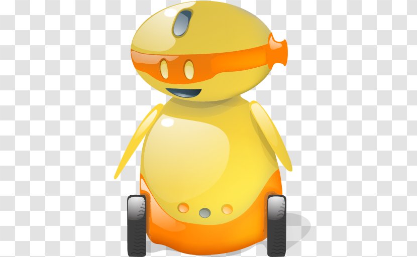 Yellow Robot Android Clip Art - Material Transparent PNG