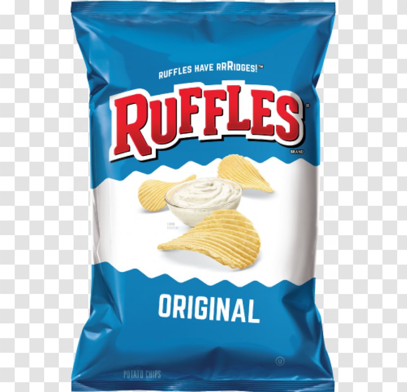 Ruffles Sour Cream Potato Chip Tim's Cascade Snacks - Flavor Transparent PNG