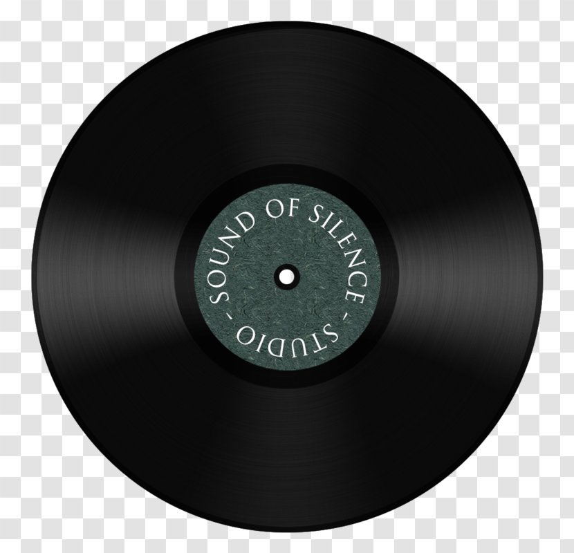 Phonograph Record Edison Disc Compact - Silhouette - Vinyl Transparent PNG