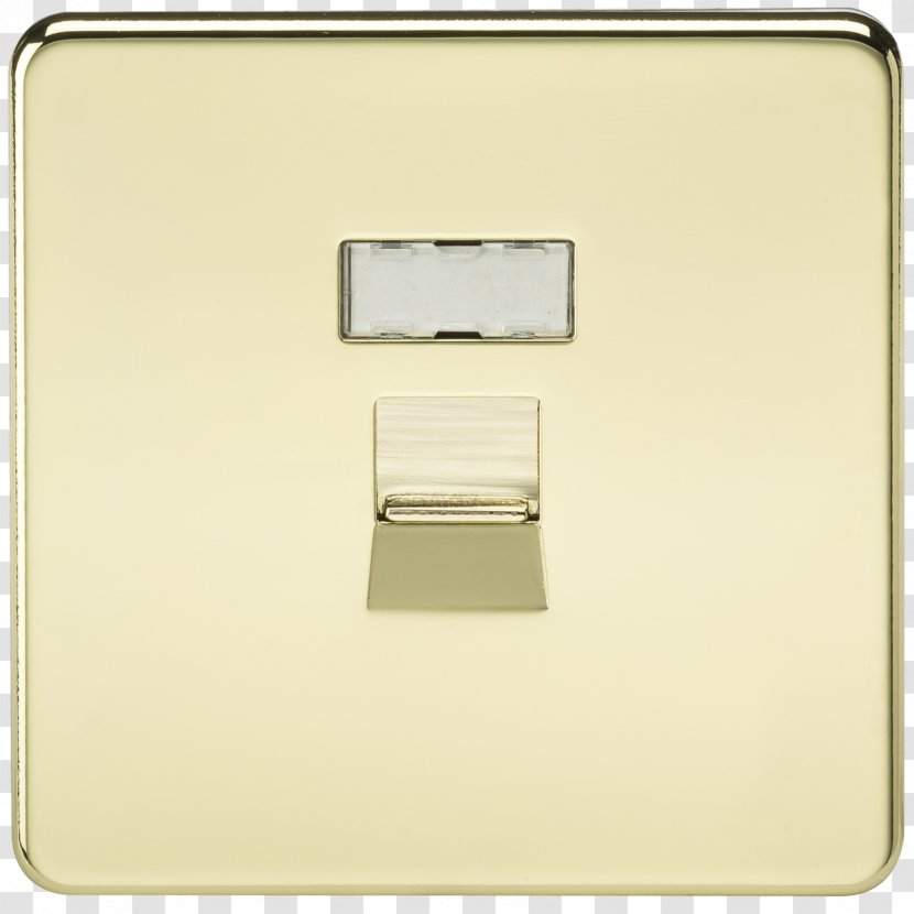 8P8C Electrical Switches Factory Outlet Shop Brass Network Switch - Usb - Nickel Transparent PNG
