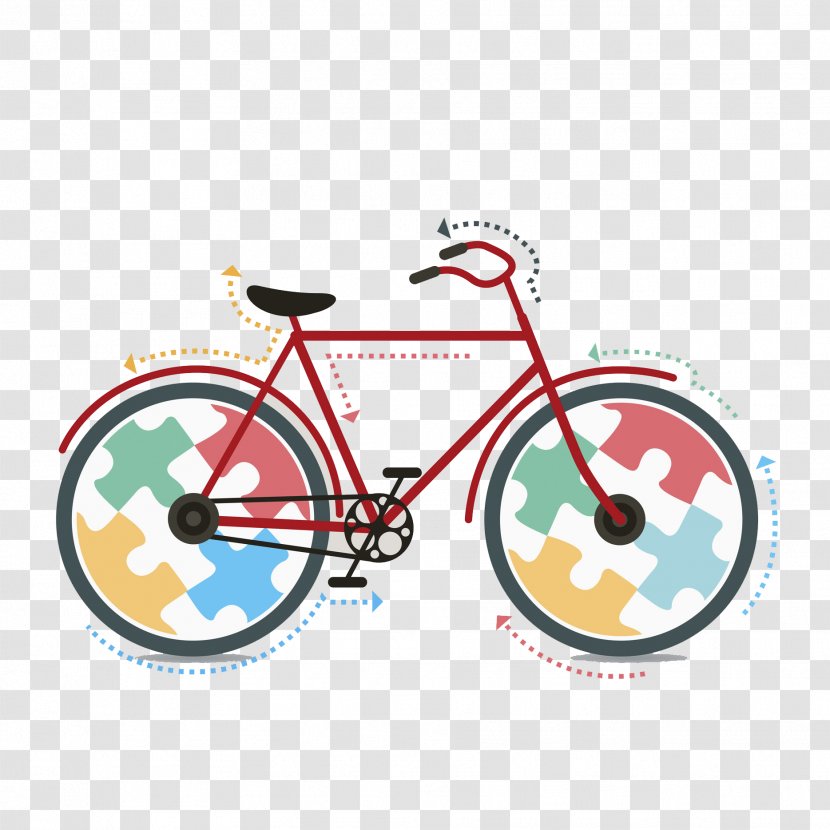 Fixed-gear Bicycle Cycling Mountain Bike Raleigh Company - Scott Sports - Creative Transparent PNG