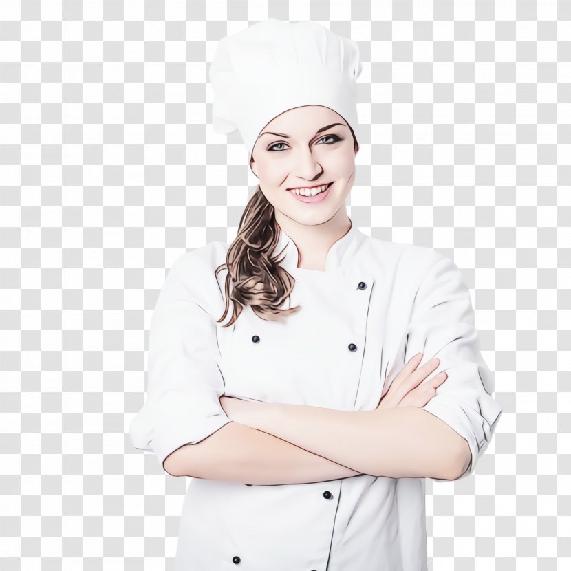 Chef's Uniform Cook Chef White Chief - Chefs - Nurse Cap Transparent PNG