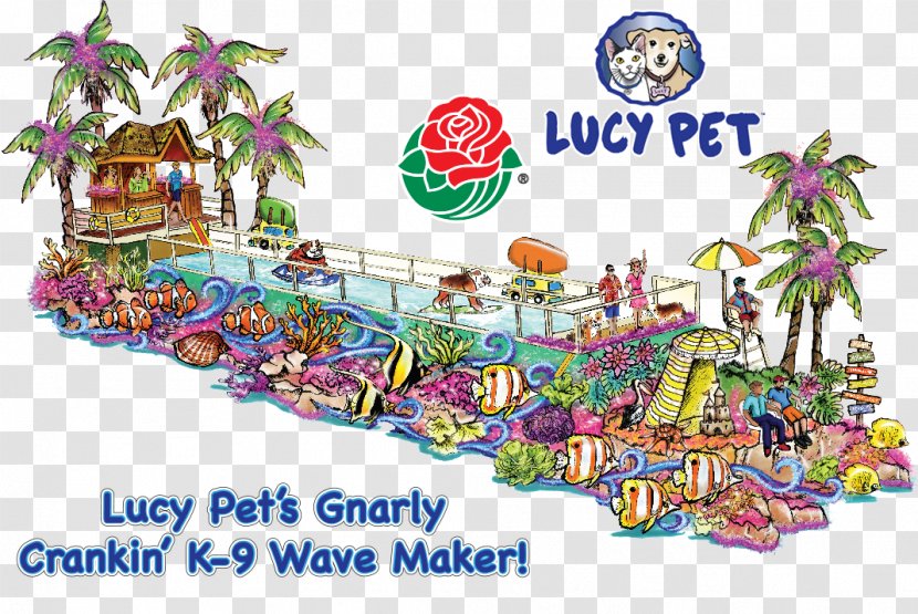 2017 Rose Parade 2018 Pasadena Floats - Lucy Pet Foundation - Dog Transparent PNG