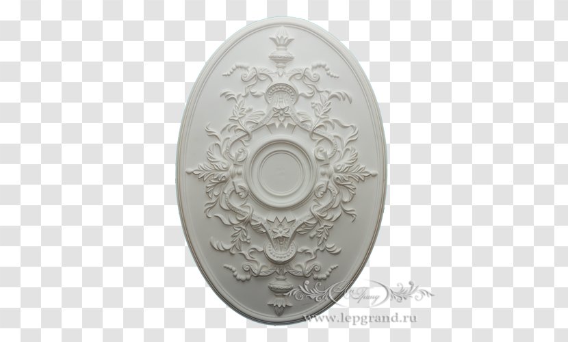 Silver Oval Transparent PNG