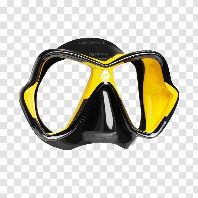 Diving & Snorkeling Masks Mares Scuba Underwater - Equipment - Mask Transparent PNG