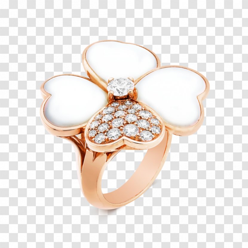 Earring Gold Van Cleef & Arpels Jewellery - Necklace - Model Transparent PNG