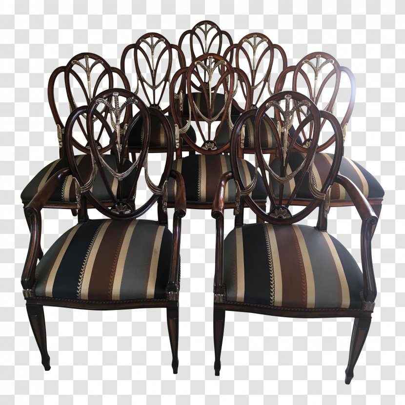 Table Chair Furniture Dining Room Mahogany - George Hepplewhite - Civilized Transparent PNG