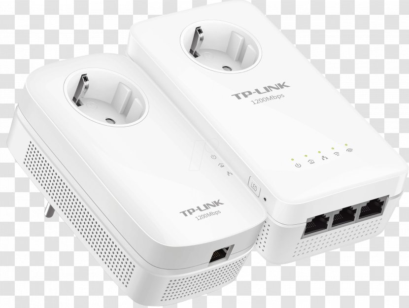 TP-LINK TL-WPA8630P KIT HomePlug Power-line Communication Gigabit - Multimedia - Electronic Device Transparent PNG