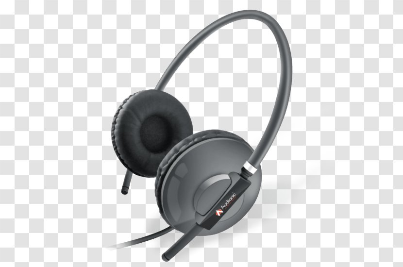 Headphones Microphone Headset Stereophonic Sound - Computer Transparent PNG