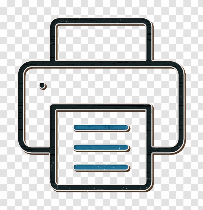 Technology Icon Business SEO Print - Rectangle - Printer Transparent PNG