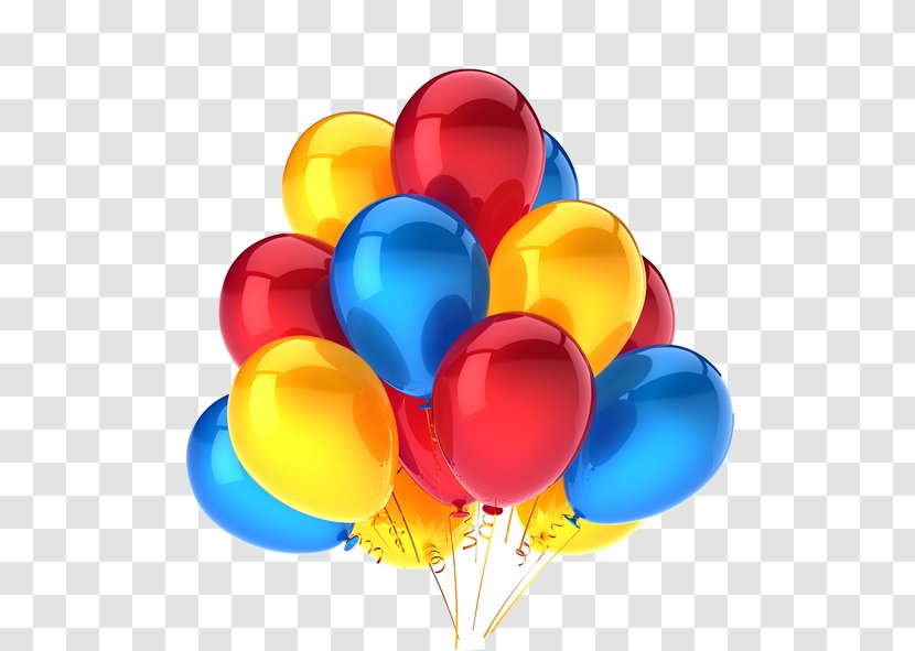 Gas Balloon Stock Photography Birthday - Hot Air - Colored Balloons Transparent PNG