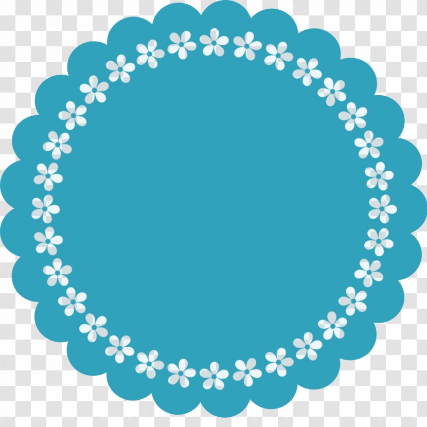 Flower Cuadro Paper Sewing - Azure - Blog Transparent PNG