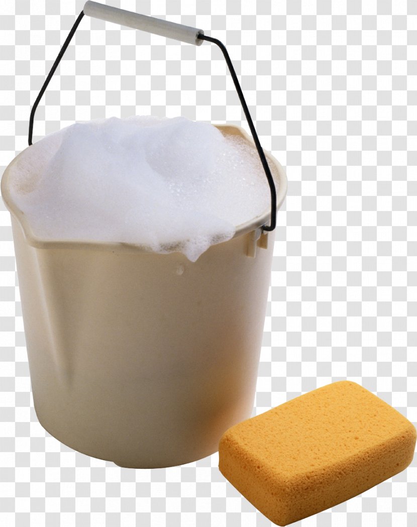 Bucket Cleaning Soap Clip Art - Drag The Sponge Material Free To Pull Transparent PNG