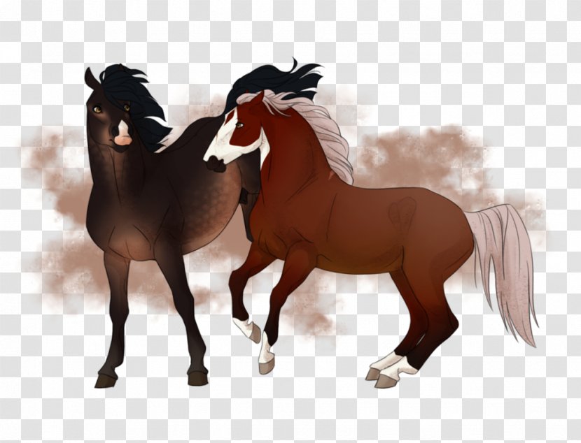 Mustang Stallion Pony Mare Rein - Livestock Transparent PNG