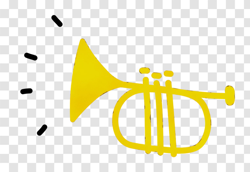 Trumpet Mellophone Megaphone Cartoon Symbol Transparent PNG