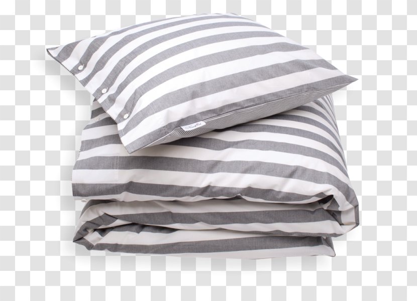 Grey White Taie Color Bedding - Blue - Gray Stripes Transparent PNG