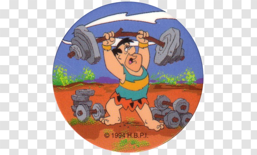 Fred Flintstone Pebbles Flinstone Fitness Centre Hanna-Barbera - Animation - Weight Training Transparent PNG
