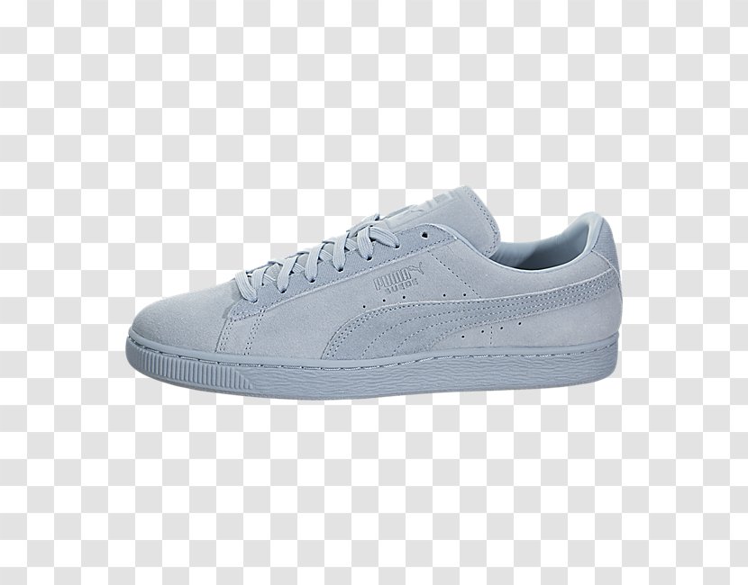 Skate Shoe Sneakers Suede Sportswear - Footwear - Blue Fog Transparent PNG