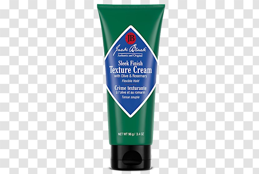 Jack Black Sleek Finish Texture Cream With Olive & Rosemary Nourishing Hair Scalp Conditioner Gel Transparent PNG