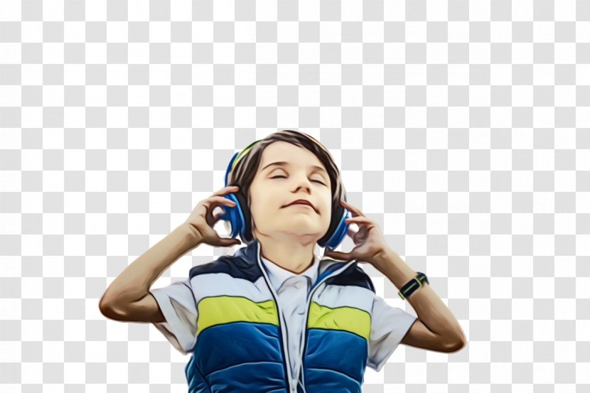 Headphones Cartoon - Microphone - Gadget Happy Transparent PNG