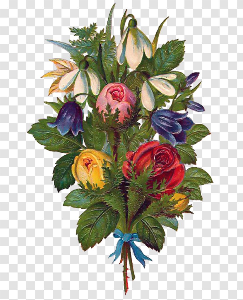 Floral Design Flower Bouquet Clip Art Vintage - Flowerpot - Rose Transparent PNG