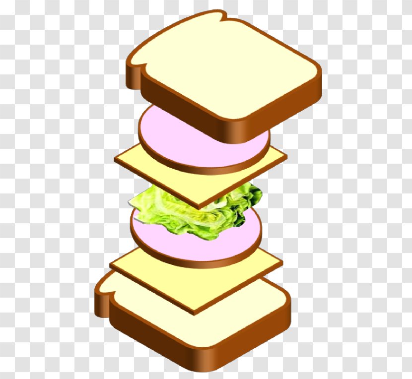 Ham And Cheese Sandwich Hot Dog - Cliparts Sandwiches Transparent PNG