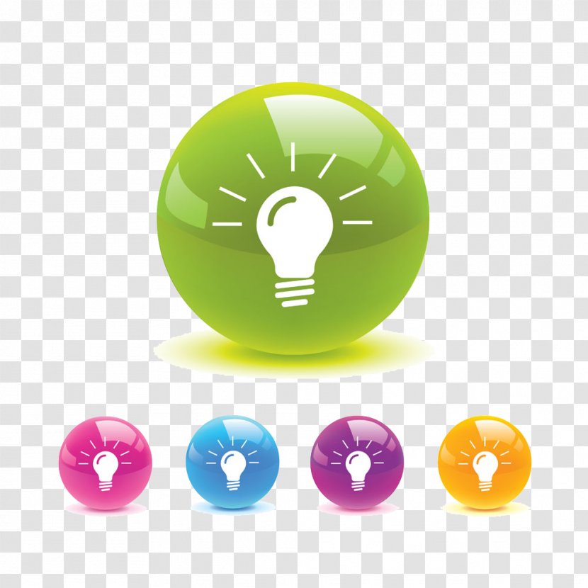 Icon - Sphere - Crystal Bulb Button Image Transparent PNG