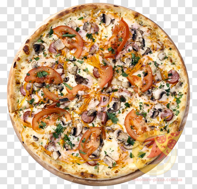 California-style Pizza Sicilian Ham Salami Transparent PNG