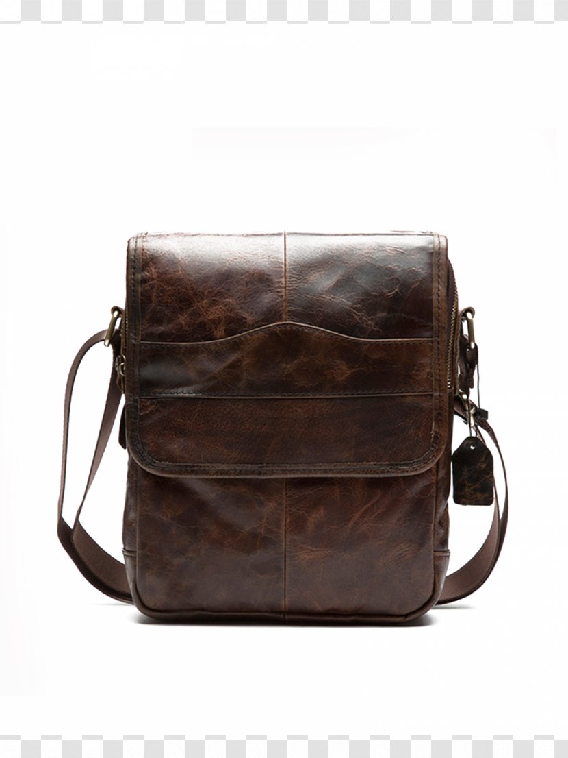 Messenger Bags Handbag Leather Bum - Brown - Genuine Transparent PNG