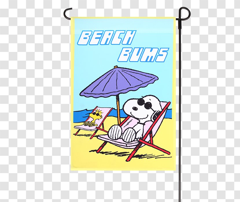 Snoopy Woodstock Charlie Brown Peanuts Summer - Decorative Flags Transparent PNG