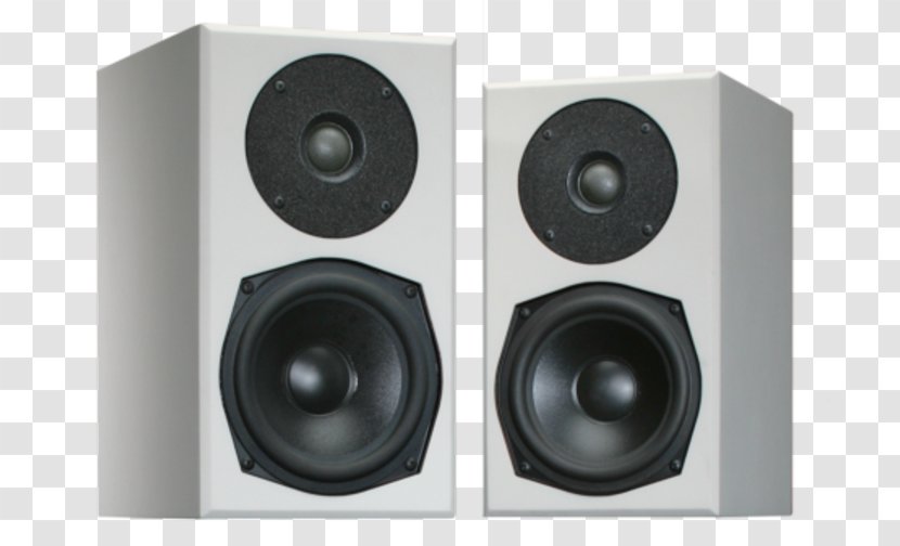 Computer Speakers Studio Monitor Subwoofer Sound Acoustics - Hardware - Pause White Transparent PNG