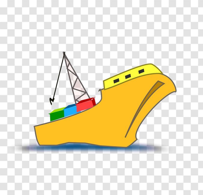 Cargo Ship Freight Transport Clip Art Boat - Walmart Free Shipping Transparent PNG