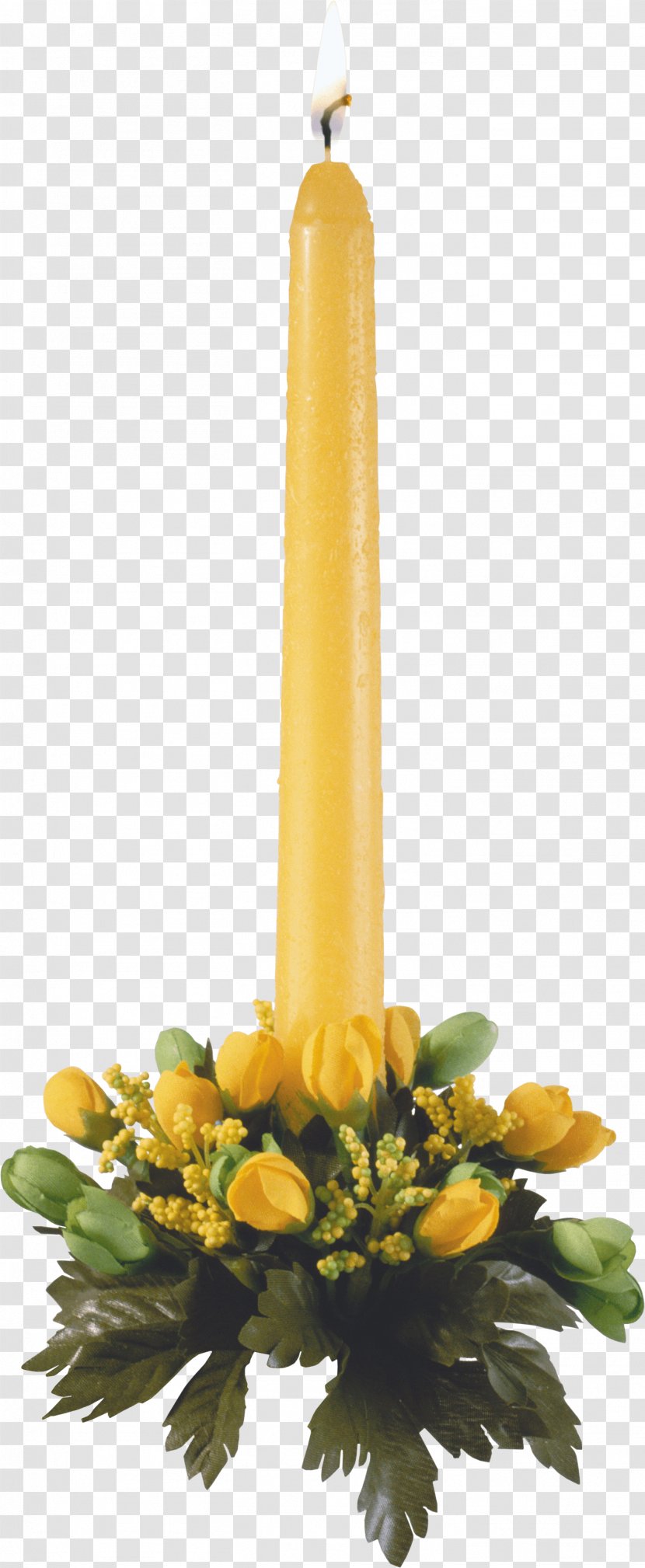 Candle Clip Art - Yellow - Image Transparent PNG