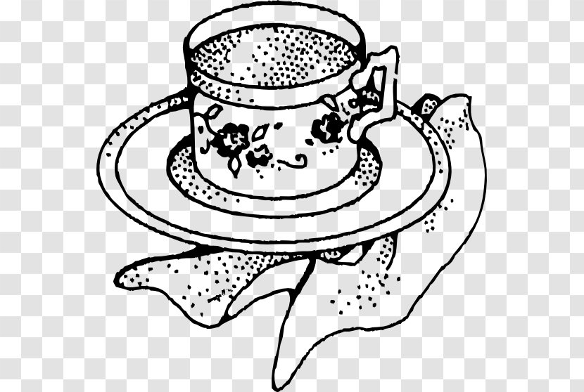 White Tea Teacup Ready-to-Use Food And Drink Spot Illustrations Clip Art - Monochrome Photography - TEA Transparent PNG