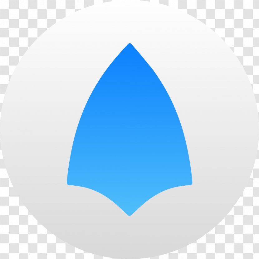 Circle Triangle Font - Blue Transparent PNG