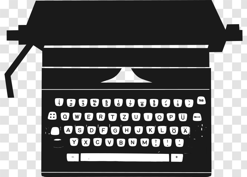 Typewriter Download Clip Art - E Remington And Sons - Space Bar Transparent PNG