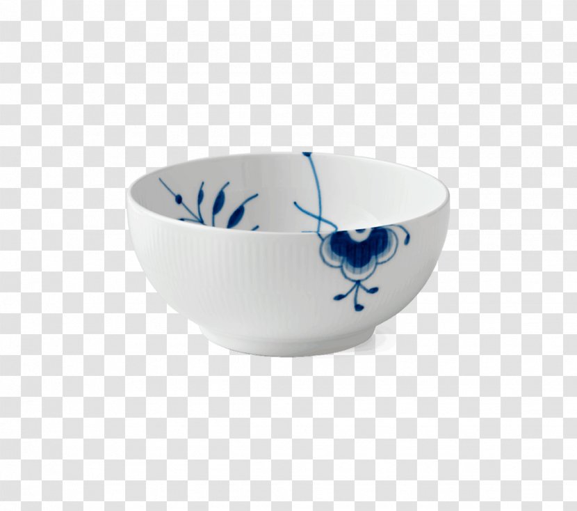 Blue Fluted Mega Bowl Royal Copenhagen - And White Porcelain - Plate Transparent PNG